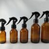 Botella en vidrio de 20ml a 200ml con minigatillo spray en rosca 28mm