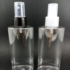 Envases de 150ml en PET modelo TAU con spray de colores o minigatillo spray