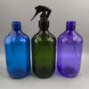 Envases de 500ml en PET Violeta, Ámbar, Verde o Azul modelo BODY con minigatillo spray