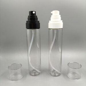 Envases de 125ml en PET modelo COMPONENT con gota a gota blanca o negra