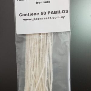 Pabilo Parafinados de 20cm. s/ojalillo