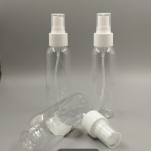 Envases de PET en 30ml y 100ml con spray blanco