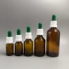 Frasco de vidrio gotero ámbar en 10ml, 15ml, 30ml, 55ml y 100ml