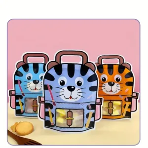 Bolsa Infantil cierre Ziplock Modelo TIGRE 2 Tamaños en 3 Colores Diferentes
