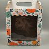 CAJA MALETÍN CON VISOR 16 x 17 x 9,5 en color KRAFT o BLANCA