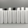 Envases de 100ml en PET Blanco modelo LONG con diferentes opciones de tapas