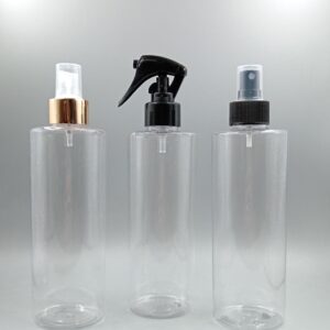 Envases de 400ml en PET modelo HEAVEN con spray  y minigatillo spray