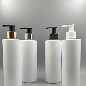 Envases de 400ml en PET modelo HEAVEN BLANCO con cremera dispensadora de plástico o metal