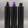 Envase 300ml modelo SAFIRA Negro con Tapa Push Pull o Flip Top