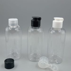Envases de 100ml en PET modelo MILANO con tapa ciega o tapa on top