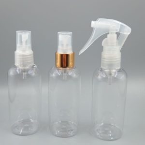 Envases de 100ml en PET modelo MILANO con spray o minigatillo spray
