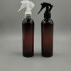 Envase en pet ámbar modelo PETER 250ml con minigatillo spray