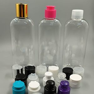 Envases modelo Soft 250ml en PET con diferentes opciones de tapas