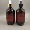 Envases de 500ml en PET ámbar modelo BODY con spray