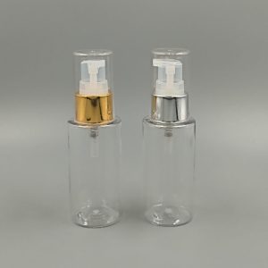 Envase de 50ml en Pet modelo HEAVEN con válvula Gota a Gota Metal