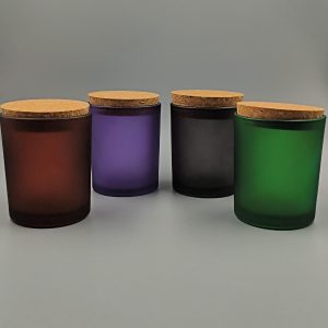 Vasos en vidrio 200ml con TAPA de CORCHO