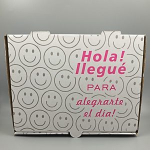 CAJA LLEGUÉ -smile -Medidas 24 x 18 x 6,5