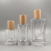 Frascos de Perfume con spray y tapa en Madera de 30ml, 50ml y 100ml