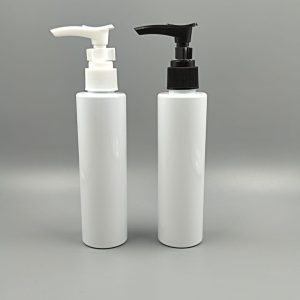 Envases de 100ml en PET Blanco modelo LONG HEAVEN con cremera dispensadora