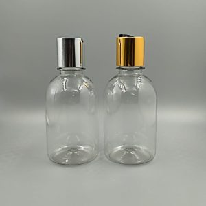 Botellas de 1/4 lt en PET con Disc top metal