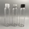 Envases de 125ml en PET modelo RO con diferentes opciones de tapas