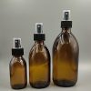 Botella en vidrio modelo CURVO 100ml, 250ml y 500ml con spray negro