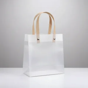 Bolsa en PP natural con Asa modelo CINTA en 2 Tamaños